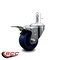 Service Caster 3'' Solid Poly Wheel Swivel 7/16'' Stem Caster with Total Lock Brake SCC-GRTTL20S314-SPUS-716138 - alternate 4